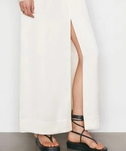 Frame-denim Kaftan Maxi Dress -- Bone