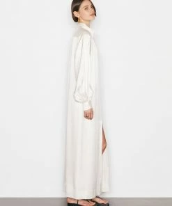 Frame-denim Kaftan Maxi Dress -- Bone
