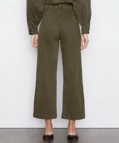 Frame-denim Women Oversized Pocket Utility Pant -- Washed Fatigue