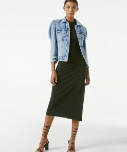 Frame-denim Rosette Sleeve Jacket -- Langton Women