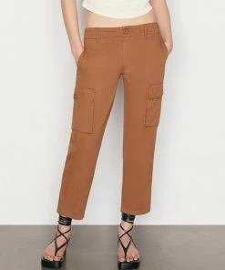 Frame-denim Relaxed Utility Pant -- Washed Latte