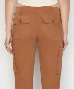 Frame-denim Relaxed Utility Pant -- Washed Latte