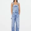 Frame-denim Women Utility Patch Overall -- Waterway