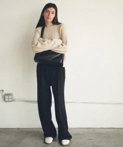 Frame-denim Ilona Perfect Crew Sweater -- Oatmeal Heather